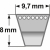 Curea AVX 10X800 OPTIBELT